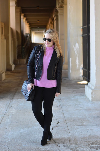 sweater-faux-leather-jacket-outfit