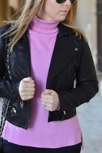 how-to-wear-faux-leather-jacket
