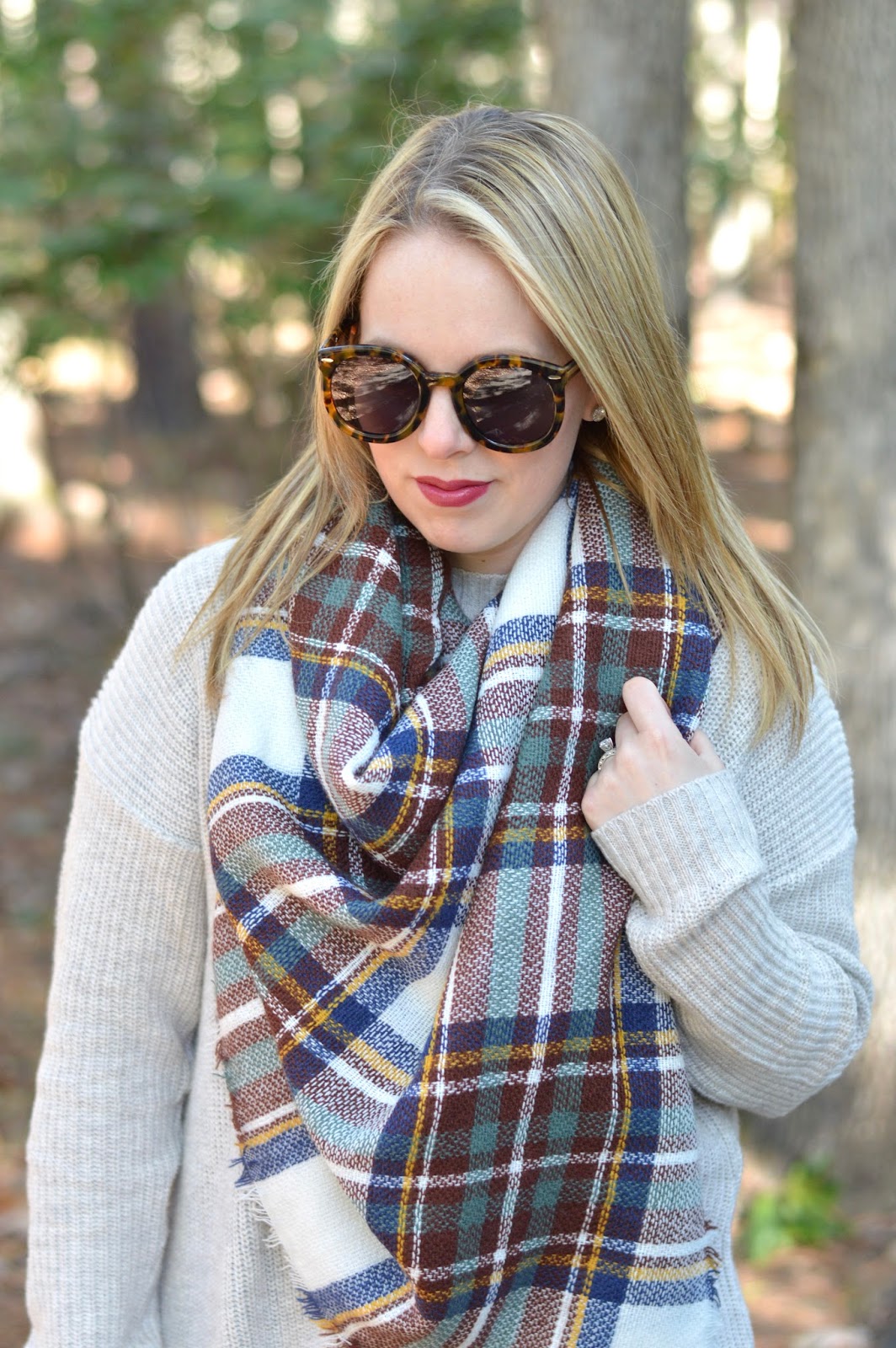 Fall Favorites: OTK Boots & Blanket Scarves - A Blonde's Moment