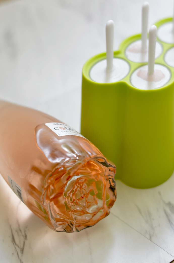 how to make rose popsicles