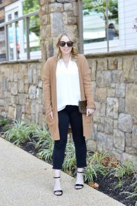 Oversized Camel Cardigan - A Blonde's Moment