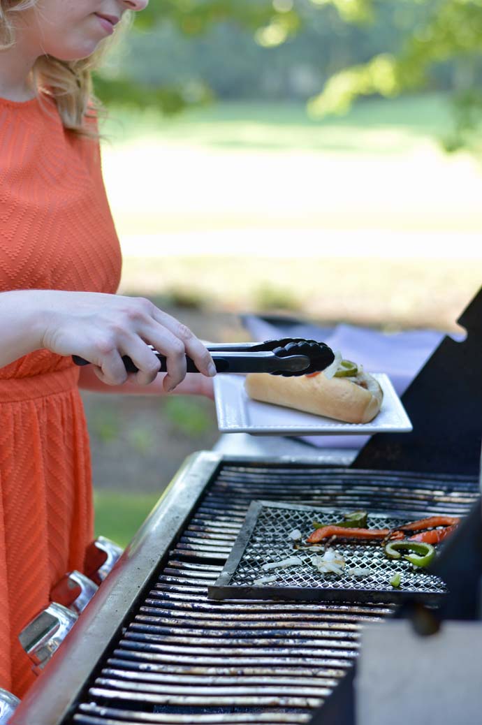 grilling al fresco sausage