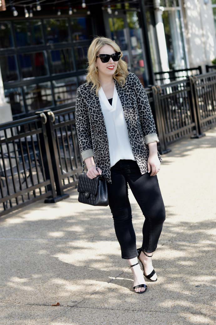 how to wear a leopard jacket