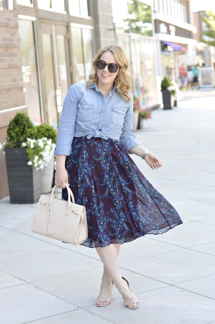 Burgundy dress with hot sale jean jacket