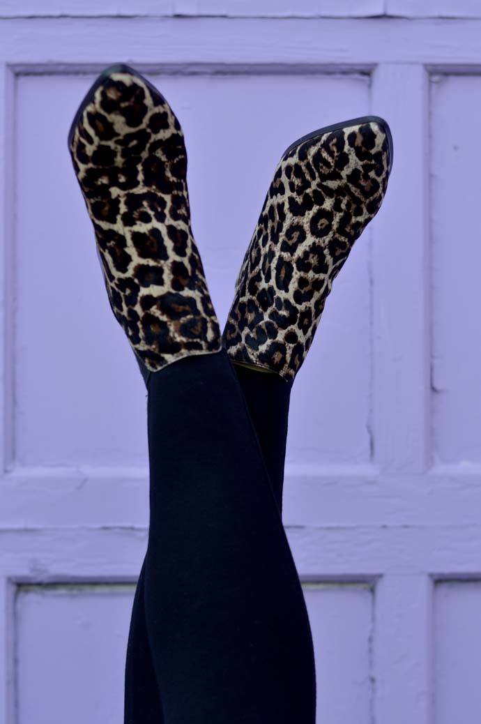 leopard booties nordstrom