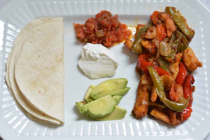 sheet pan chicken fajitas recipe