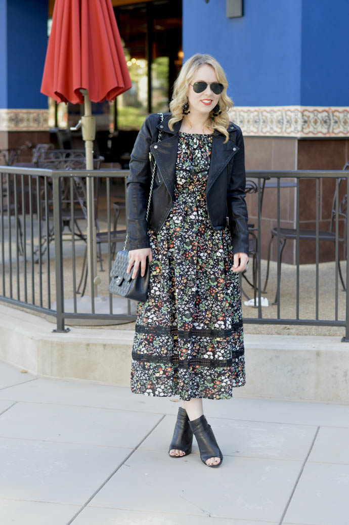 how to wear florals in the fall