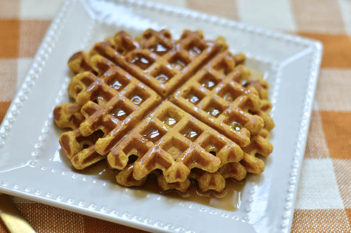 pumpkin waffles recipe