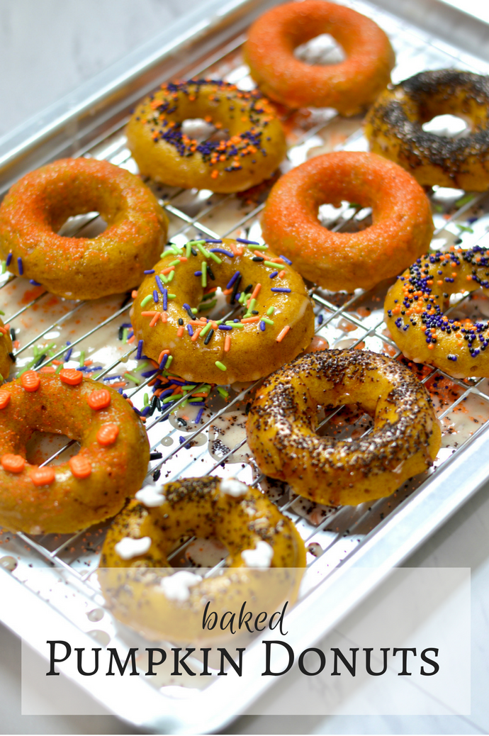 baked pumpkin donuts