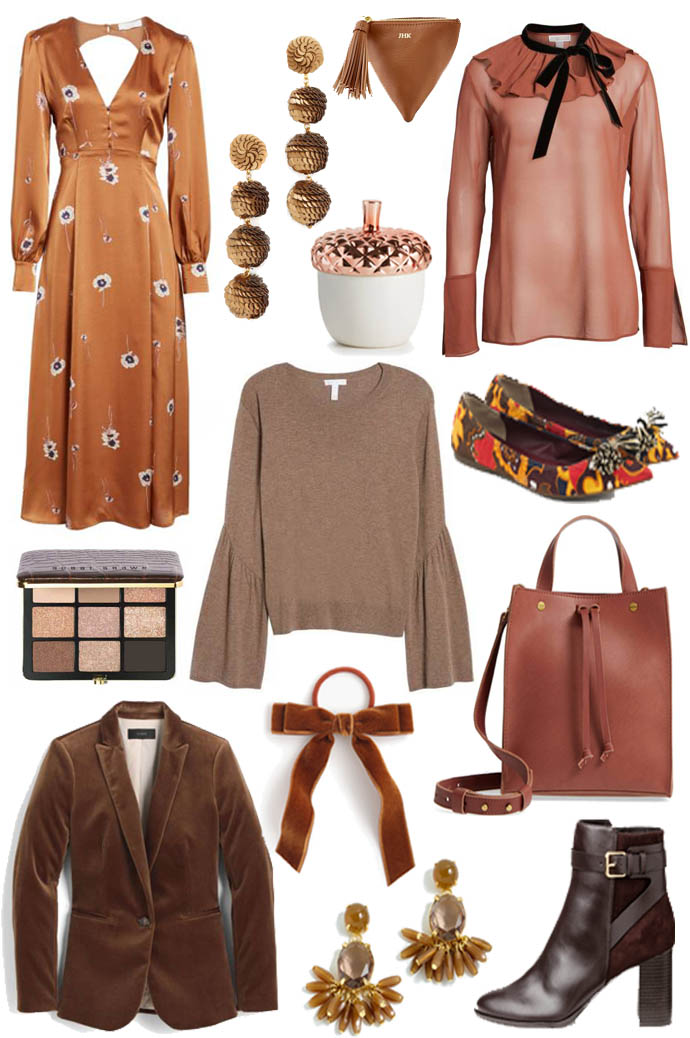 brown fall outfit inspiration