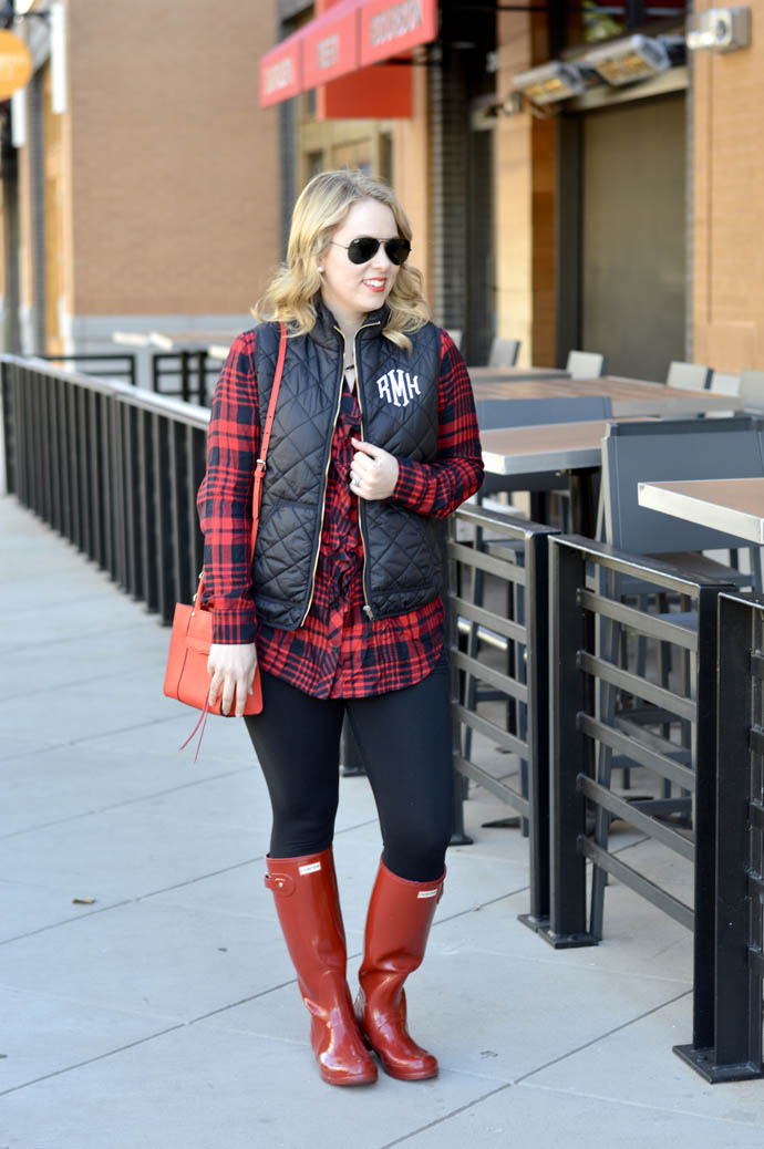 Monogrammed Puffer Vest