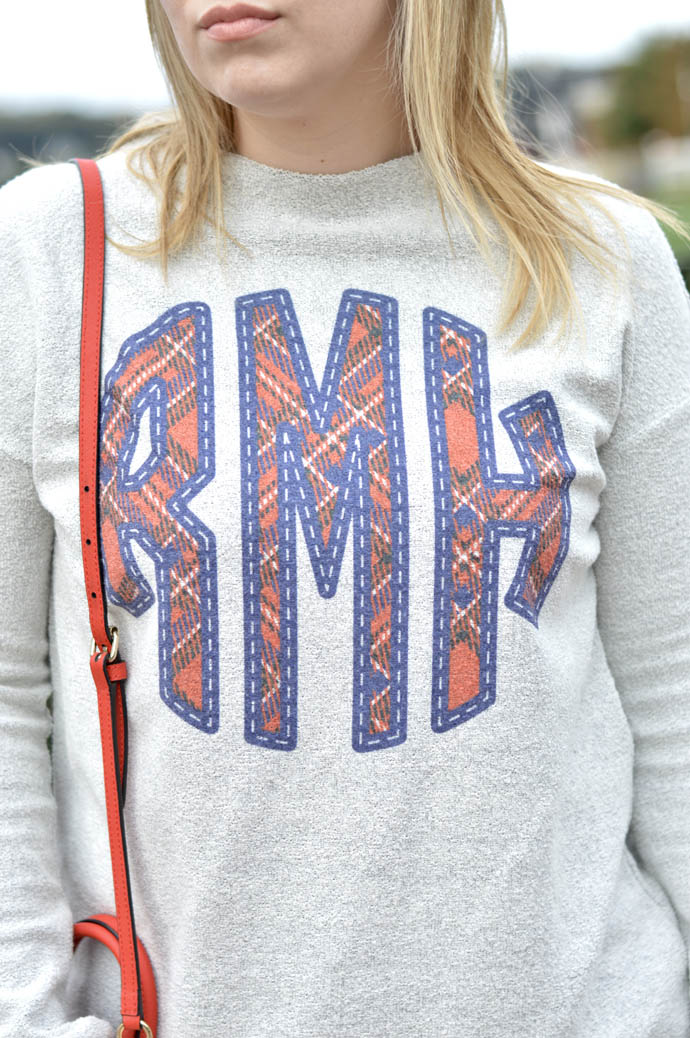 Monogrammed Game Day Sweatshirt