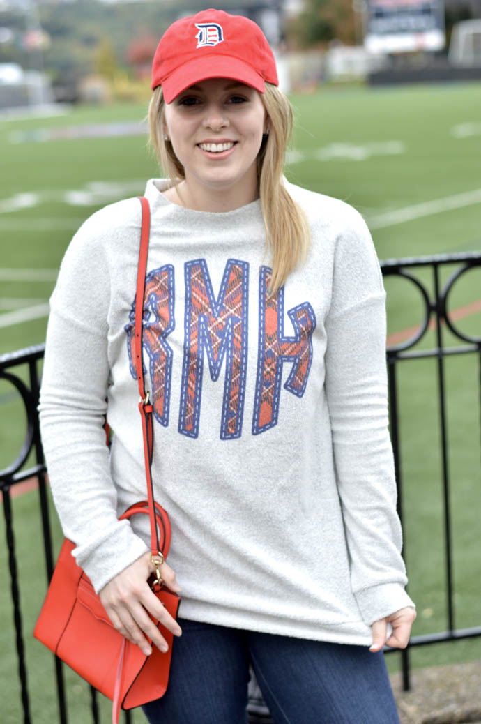 Monogrammed Game Day Sweatshirt