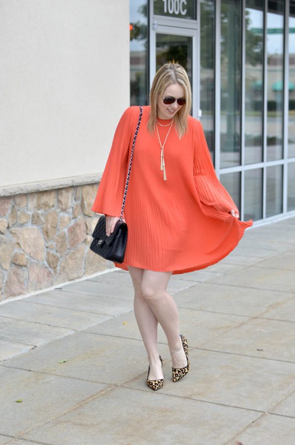 Styling a Spring Dress for Fall & Guide to Pittsburgh - A Blonde's Moment