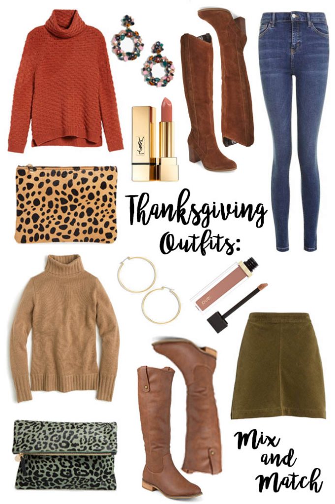 Thanksgiving Outfit Ideas Mix & Match A Blonde's Moment