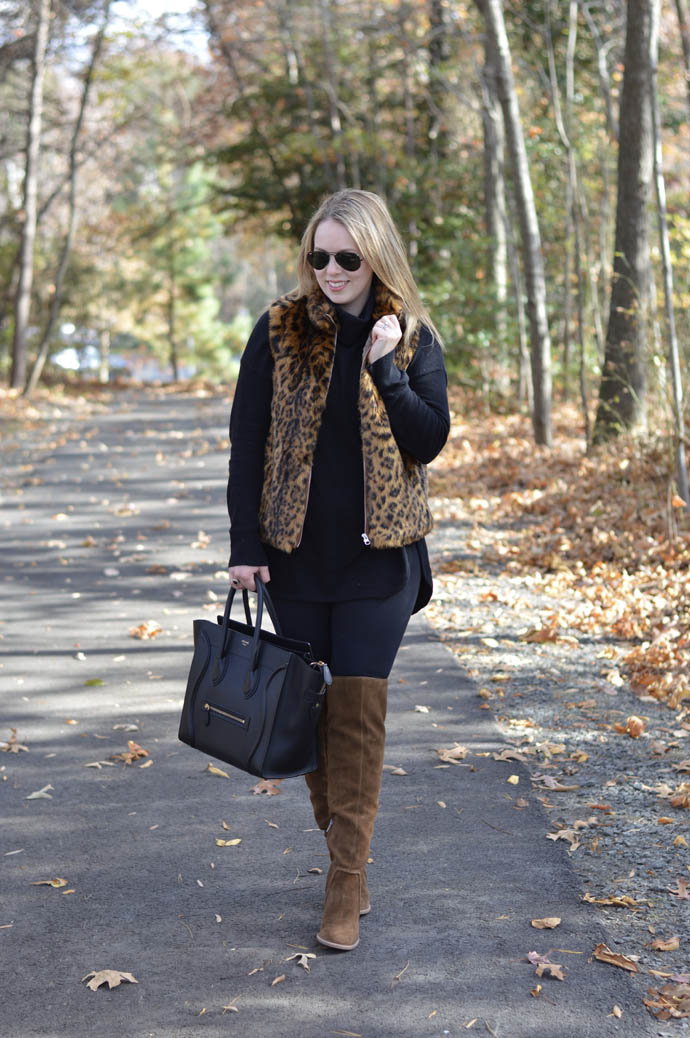 faux fur vest