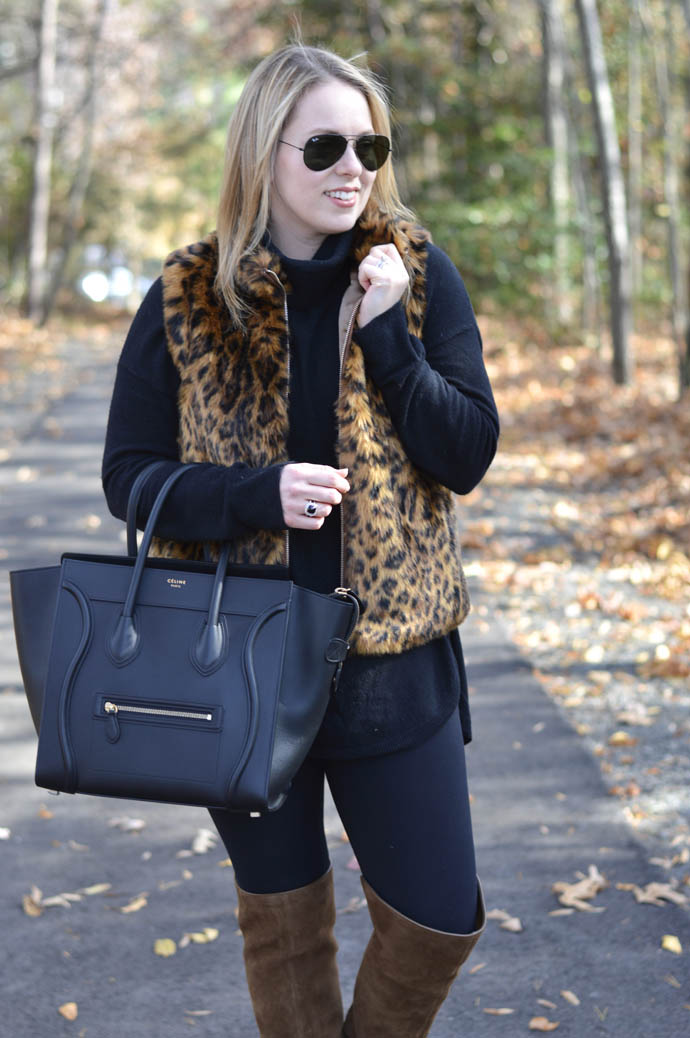 jcrew leopard vest