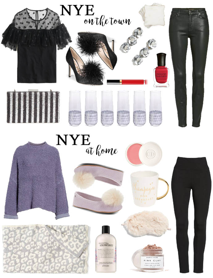 New Year's Eve Outfit Inspiration: On the Town & At Home - A