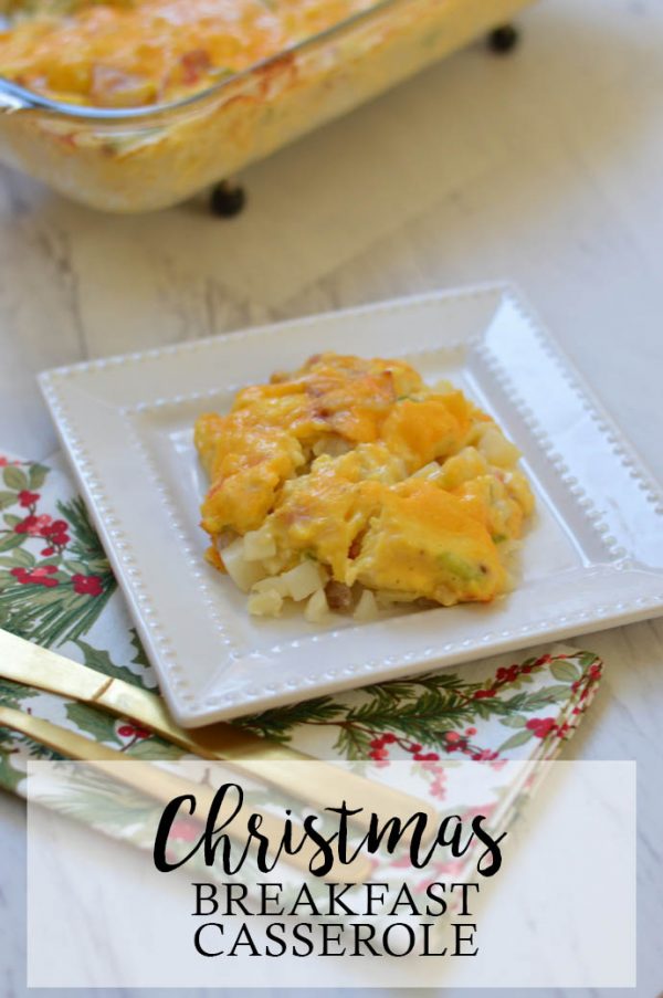 Christmas Breakfast Casserole - A Blonde's Moment
