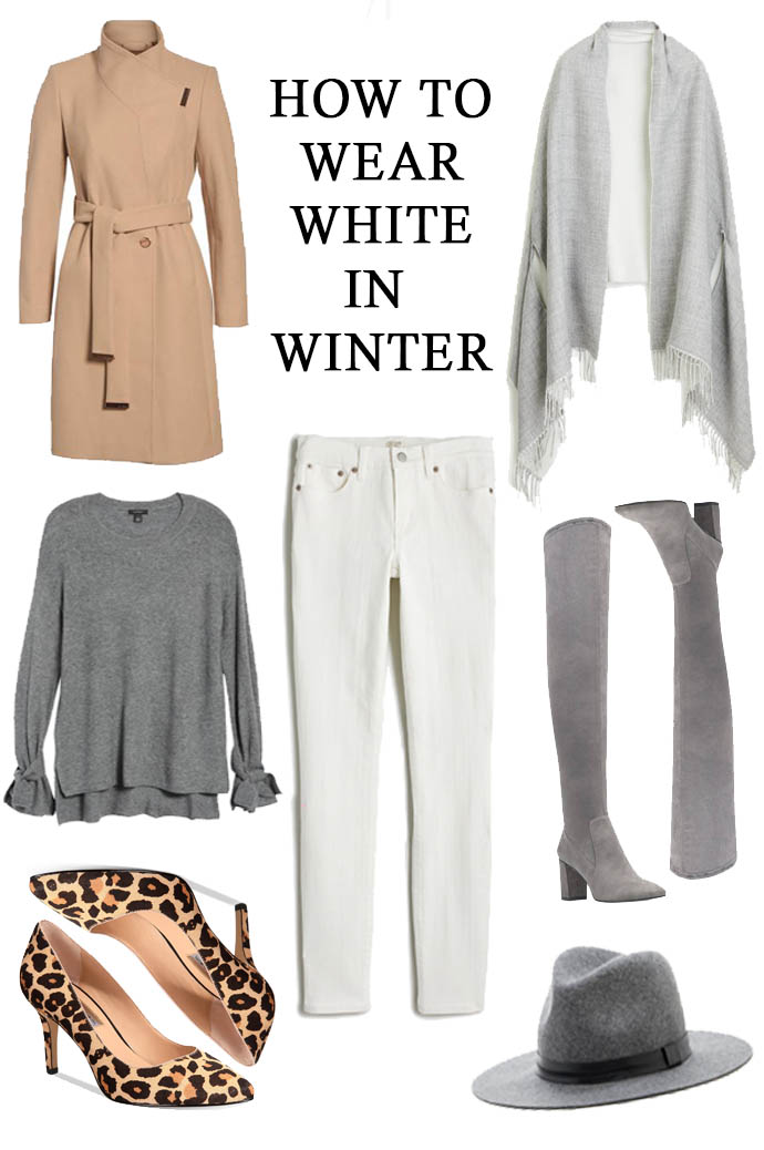 Wearing Winter White - Winter white outfit with complementary