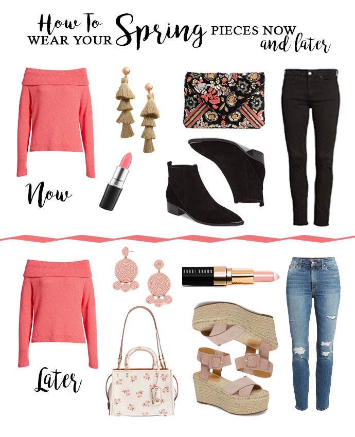 how to wear spring pieces now