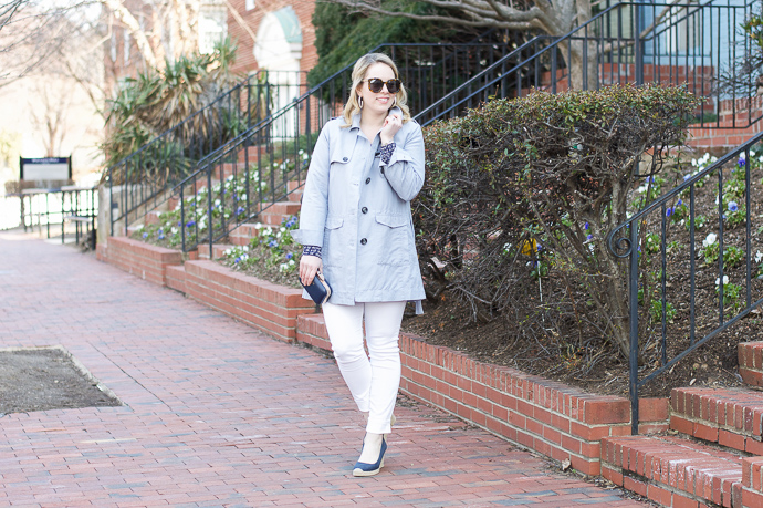 spring trench coat outfit