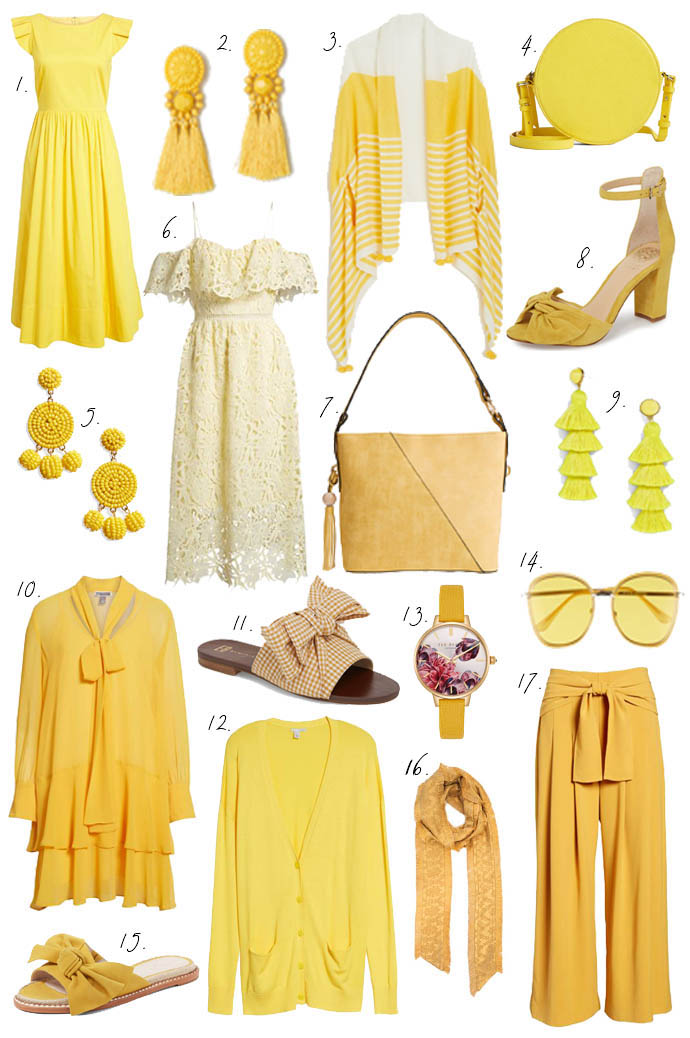 spring yellow outfit inspiration