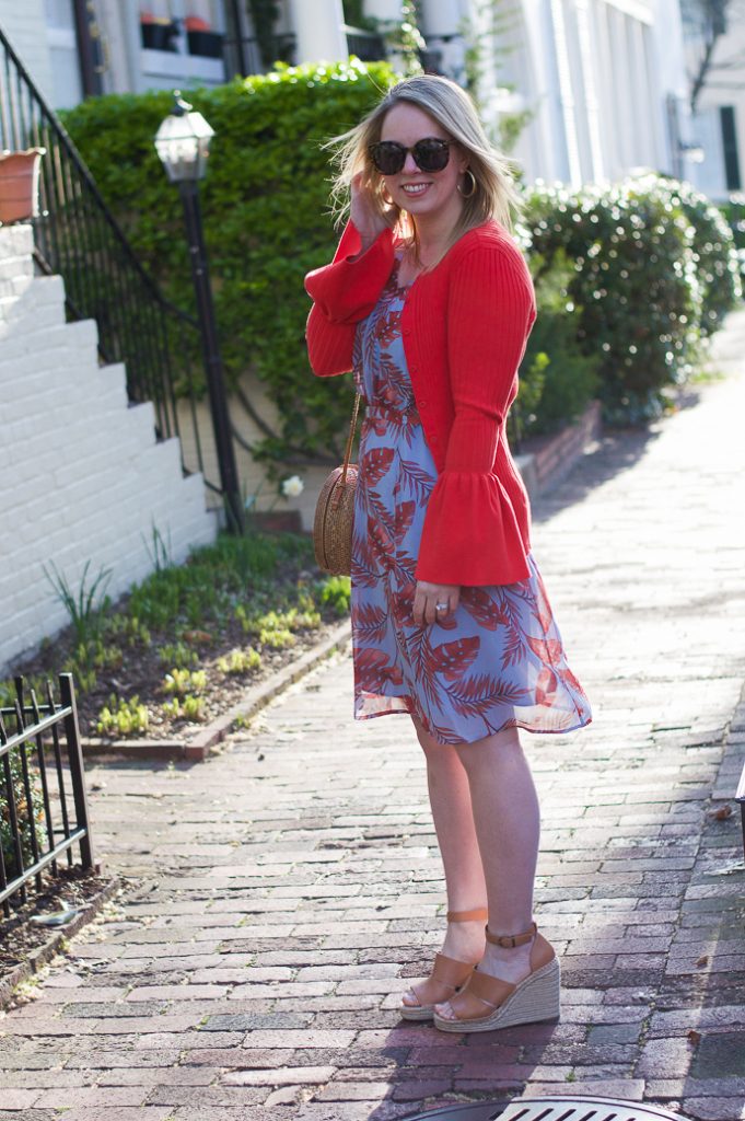 Tropical-Inspired Spring Dress - A Blonde's Moment