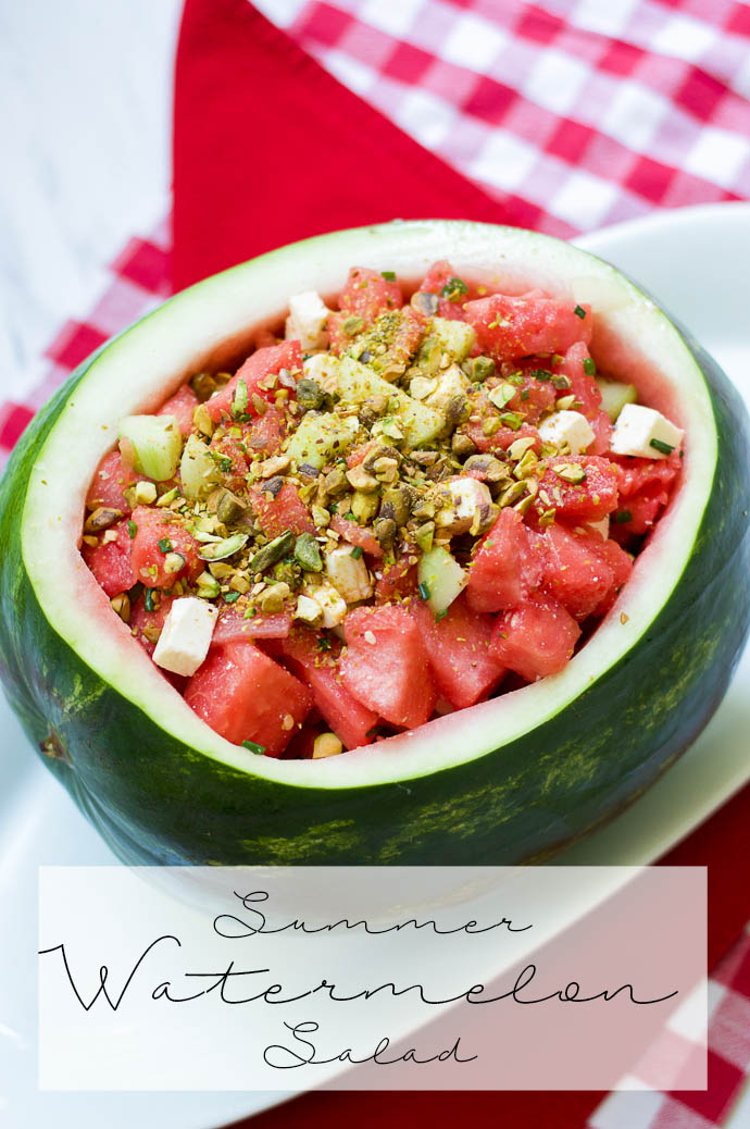 watermelon summer salad