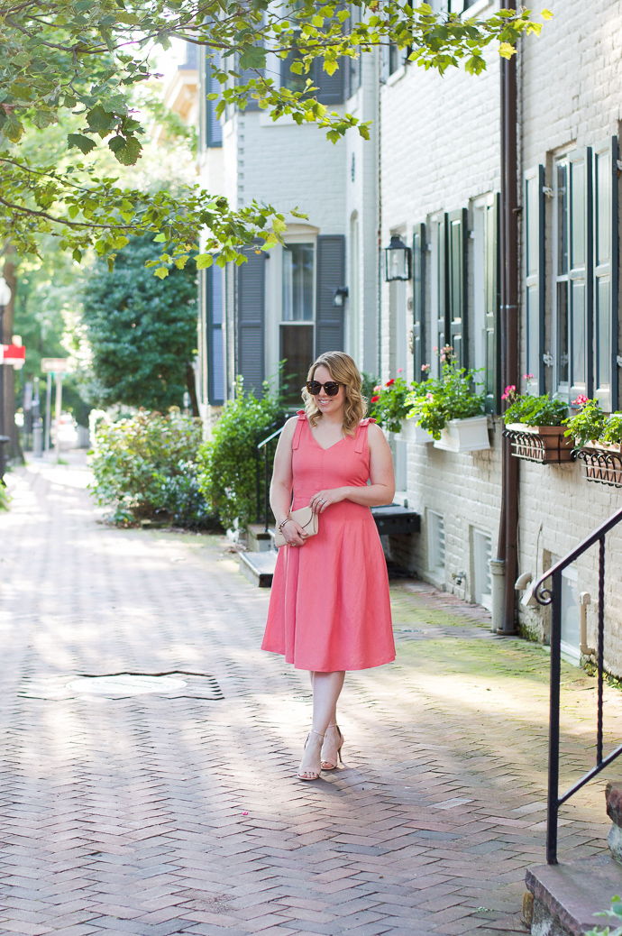 A Pretty in Pink Outfit for the Spring Transition - With Wonder and Whimsy