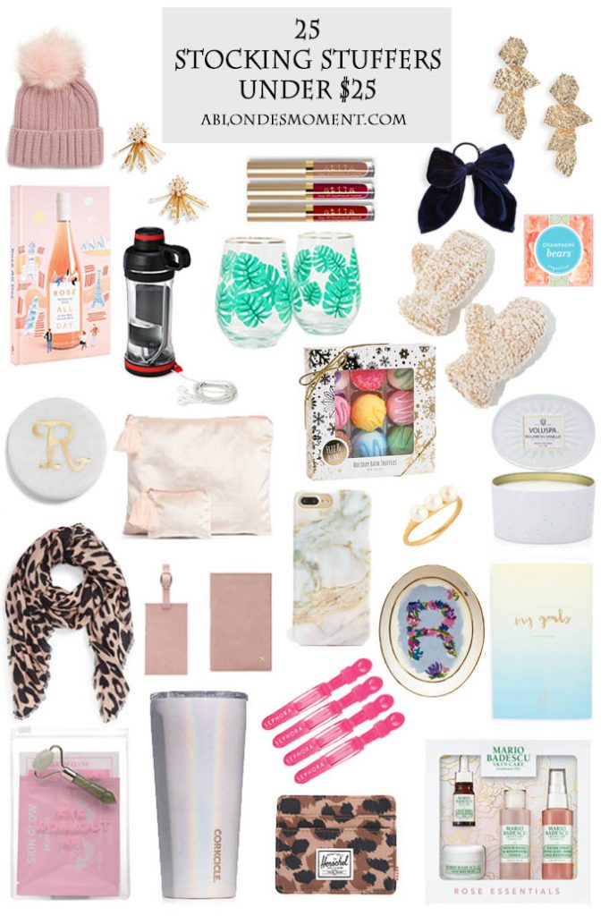 25 Stocking Stuffers Under $25 - A Blonde's Moment