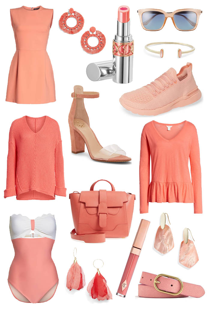 coral outfit inspiration for spring