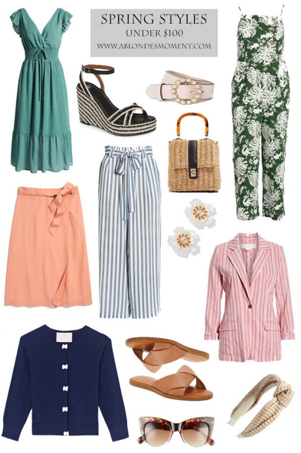 Spring Style Under $100 - A Blonde's Moment