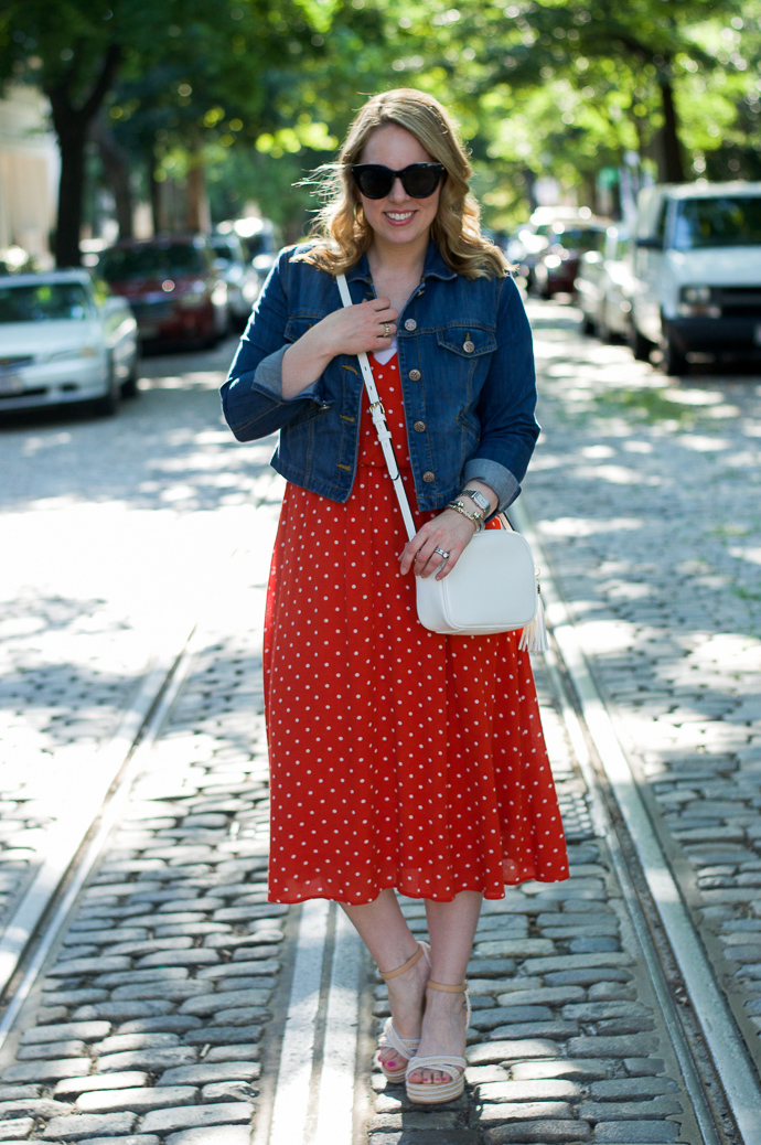 Style of Sam | Red Polka Dot Dress | From Grandma with Love