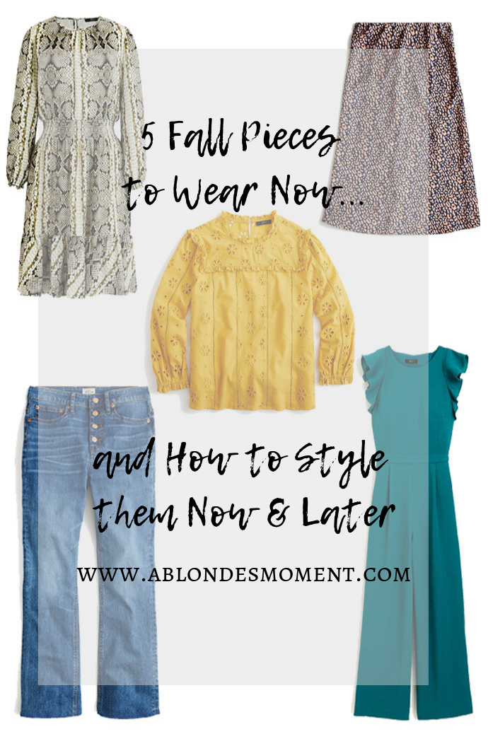 5 Fall Pieces to Wear Now