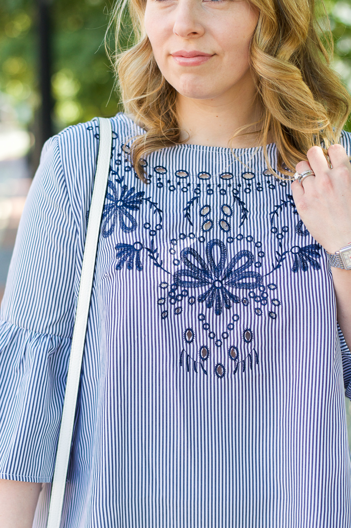 embroidered summer dress