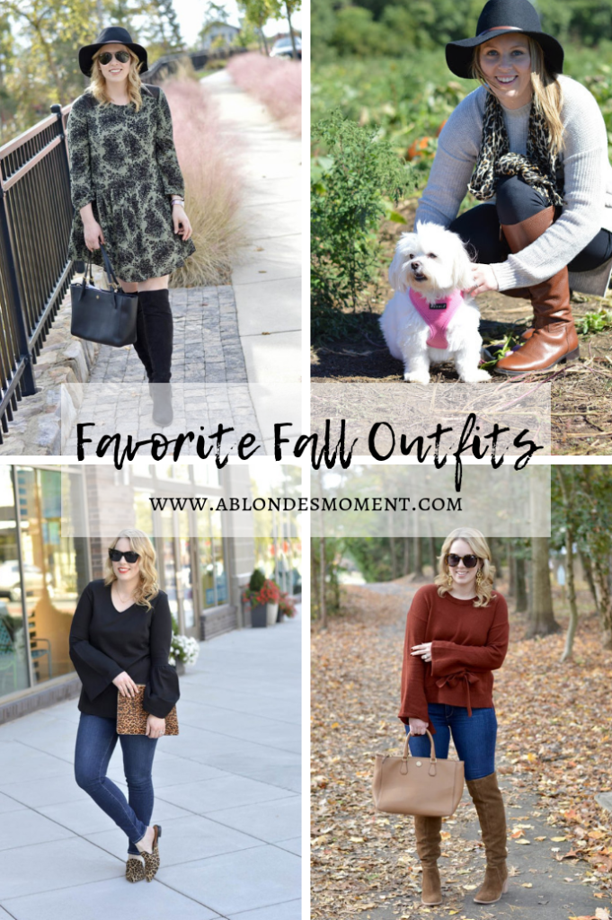 Favorite Fall Outfits - A Blonde's Moment