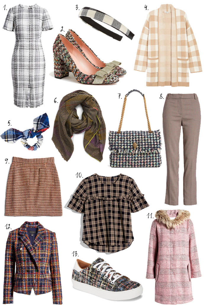 fall trends: check, plaid & tweed