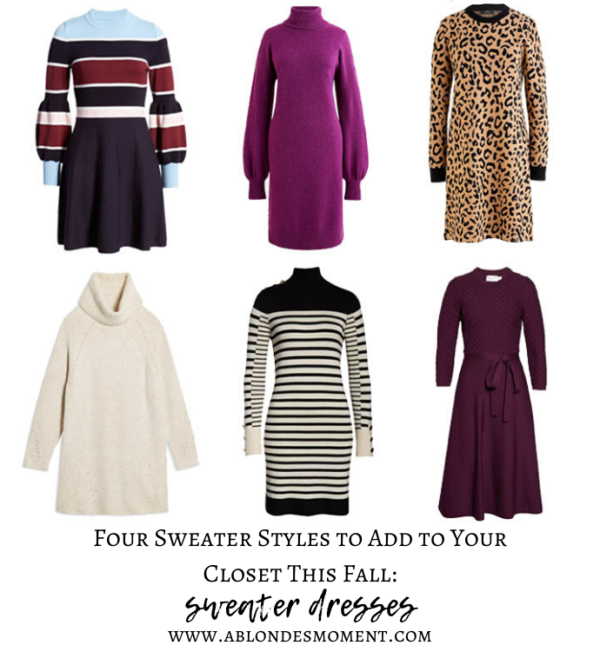 Four Sweater Styles to Add to Your Closet This Fall - A Blonde's Moment