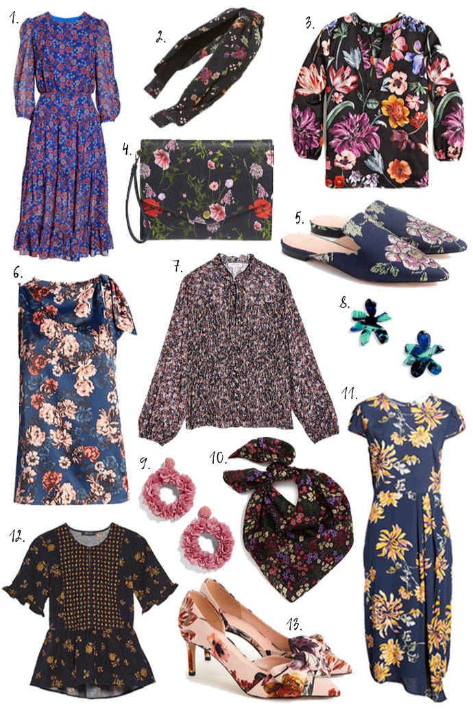 fall trends moody florals