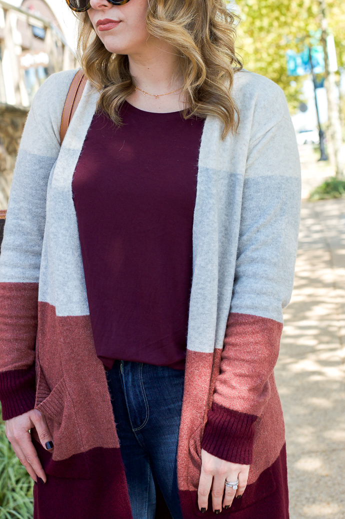 oversized fall cardigan outfit