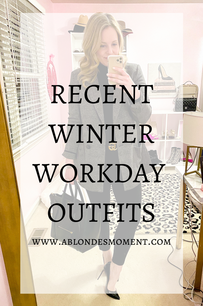Winter Work Day Outfits, Inspiration for a Monday