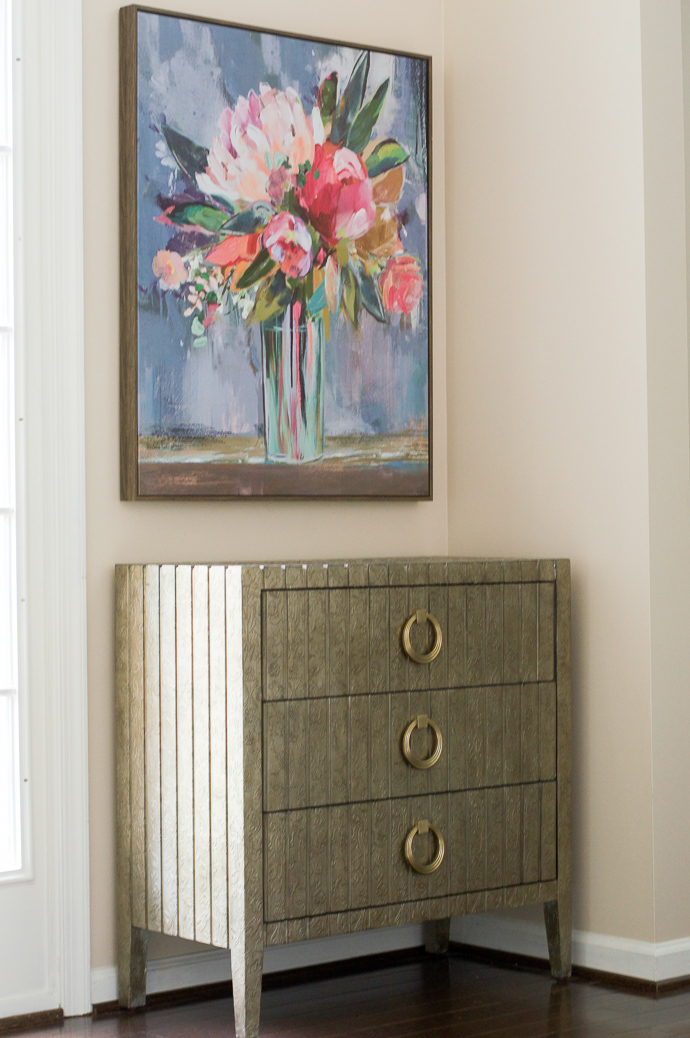 recent finds for the home gold entryway chest
