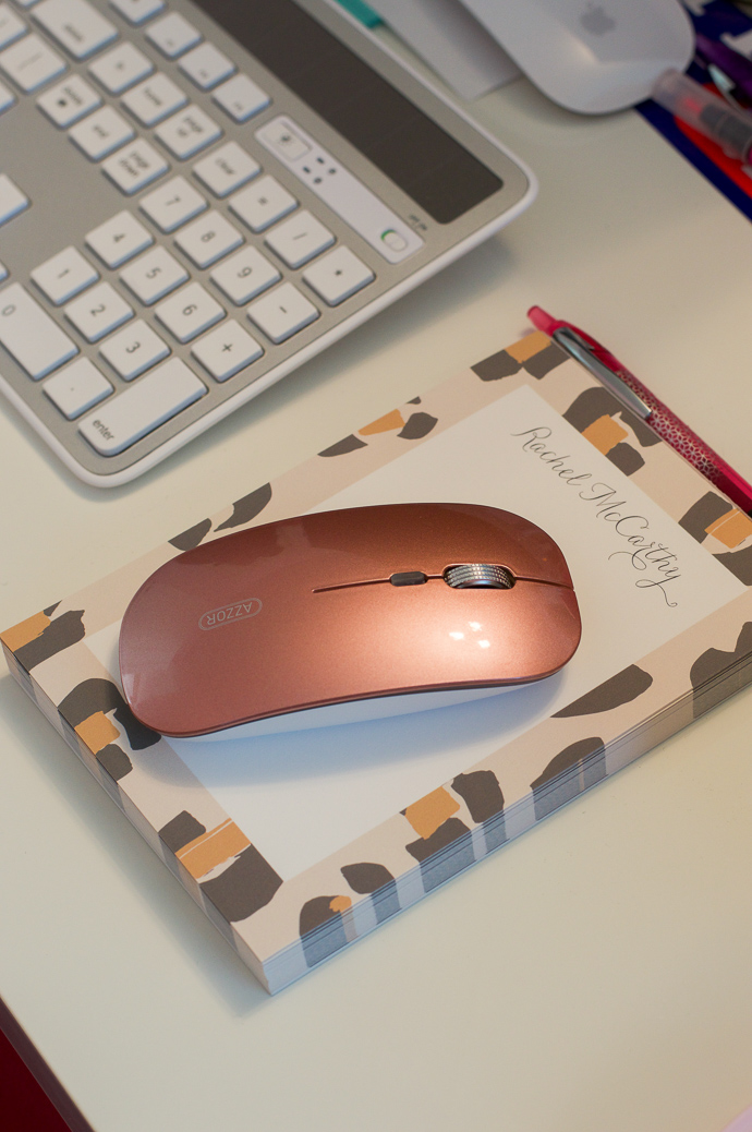 wireless rose gold mouse