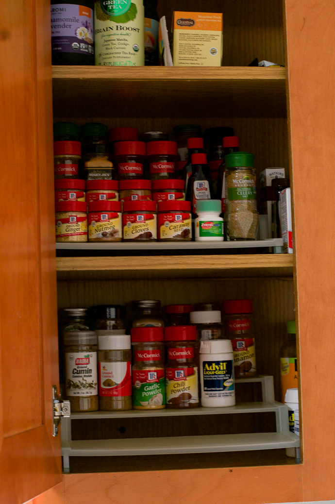 spice cabinet organization