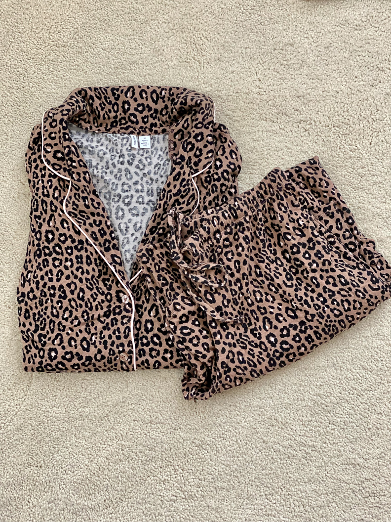 nordstrom leopard pajamas